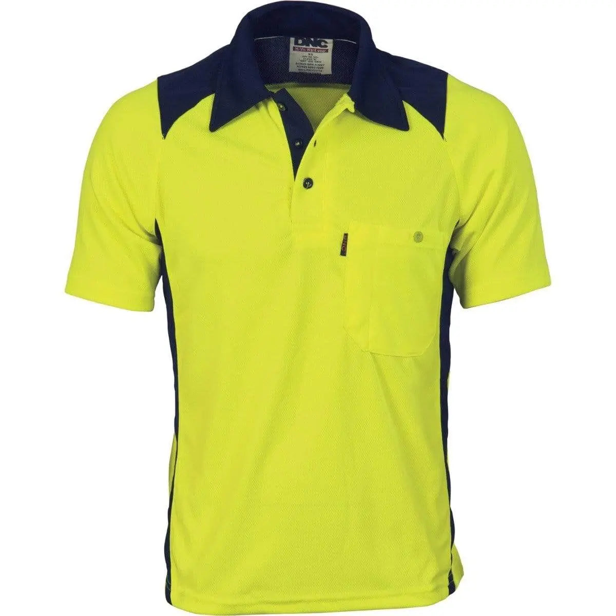 Dnc Workwear Cool Breathe Short Sleeve Action Polo Shirt - 3893 Metro Workwear.
